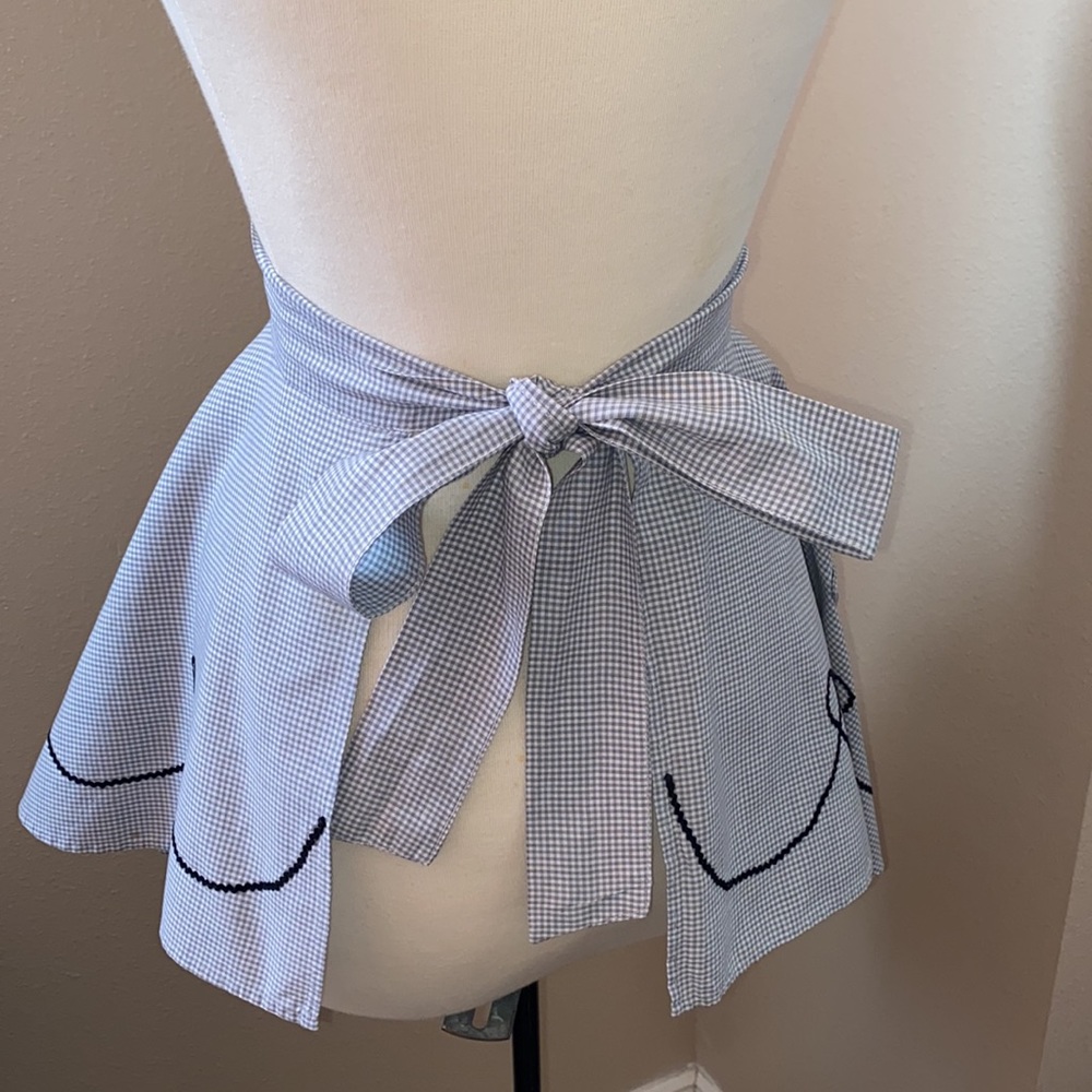 Vintage skater skirt styled apron